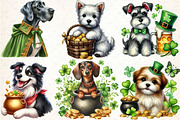 St. Patrick's Day Dog Sublimation Bu, an Illustration by DreamCafeArt (Thumbnail 3 of 3)