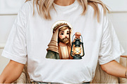 Scandi Nativity Christmas Clipart, an Illustration by Pixels.Craft (Thumbnail 4 of 7)