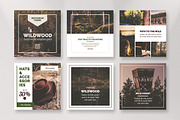 WILDWOOD Instagram Templates Pack, a Social Media Template by Mikko Lemola (Thumbnail 3 of 6)