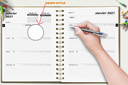 Ultimate French Planner Bundle 26-30, a Stationery Template by ROJI CREATOR (Thumbnail 4 of 10)