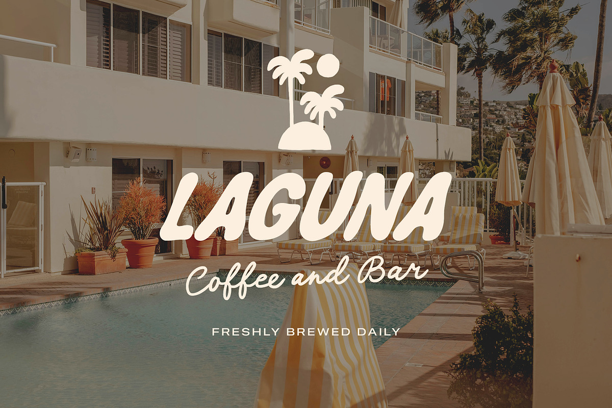 ALOHA WAVES Playful Retro Font, a Handwritten Font by supfonts (Photo 2 of 9)