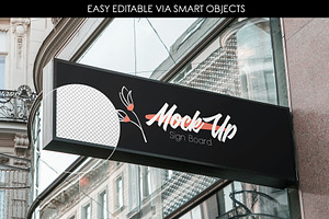 15 Sign Board MockUps