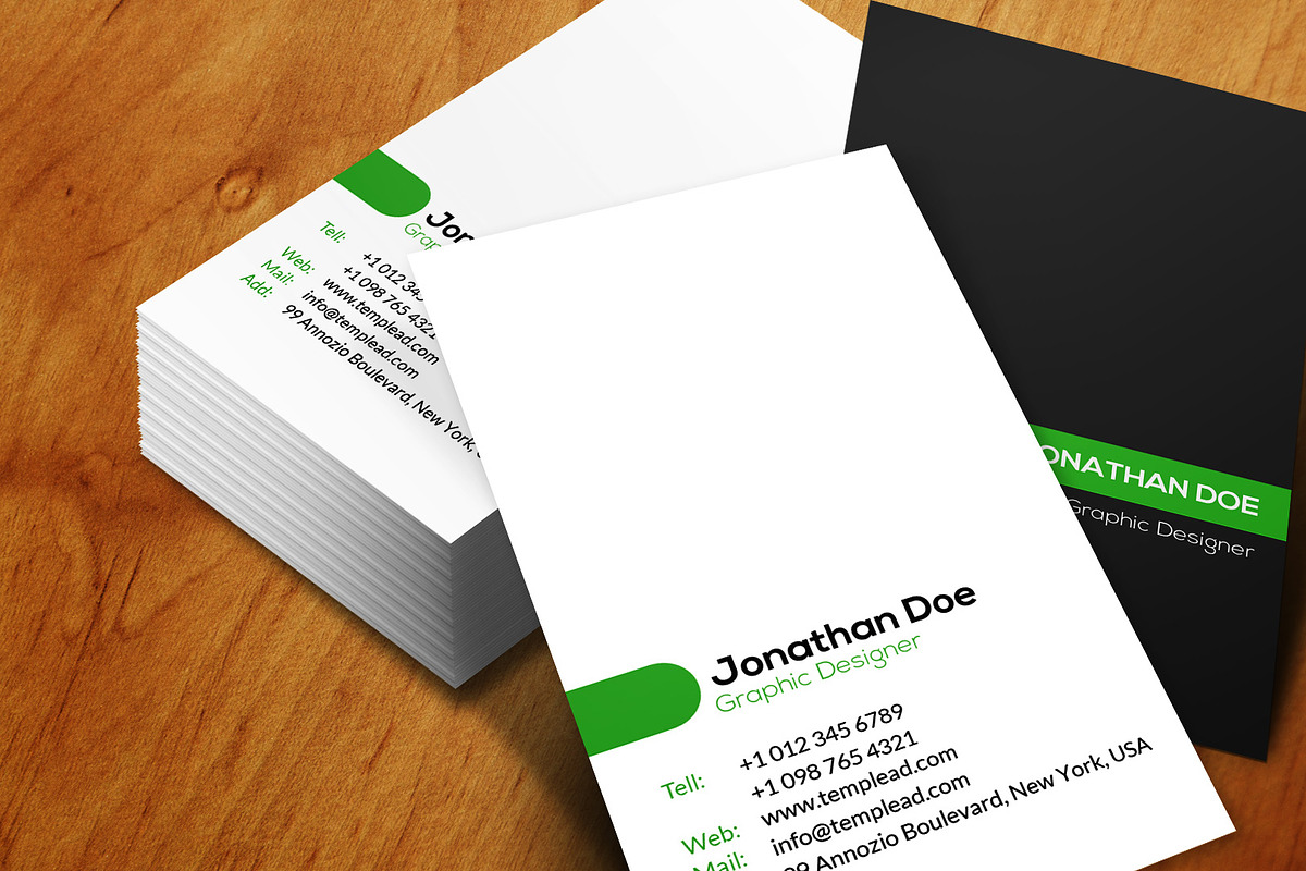 Corporate Business Card SE0326, a Card Template by annozio (Photo 4 of 4)