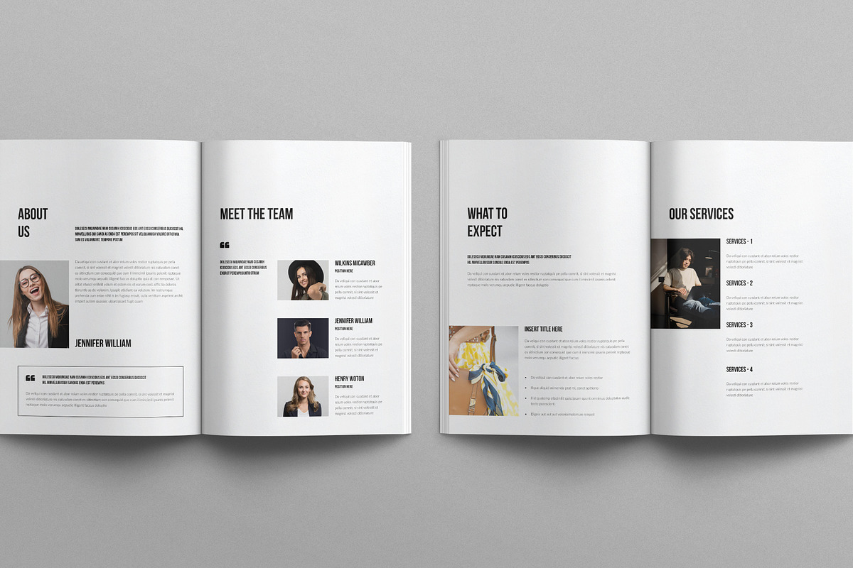 Services & Pricing Guide Template, a Brochure Template by E-Type (Photo 3 of 7)