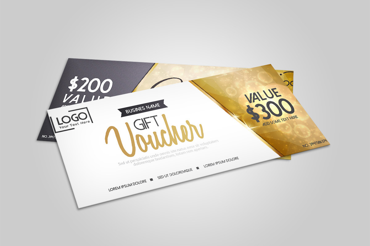 Collection of elegant gift vouchers, an Invitation Template by Creative Graphics (Photo 6 of 13)