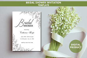 Bridal Shower Invitation Template