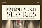 Dinamic Elegant Serif Typeface, a Serif Font by Alfinart (Thumbnail 5 of 8)