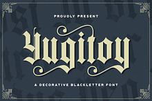 Yugitoy - Blackletter Font
