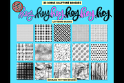 Procreate Halftone Photo Collage Set, a Brush Add-On by AlwaysBeColoring (Thumbnail 10 of 13)