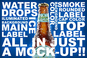 Beer Bottle Mockup, a Product Mockup by Bruno's Shop (Thumbnail 1 of 8)