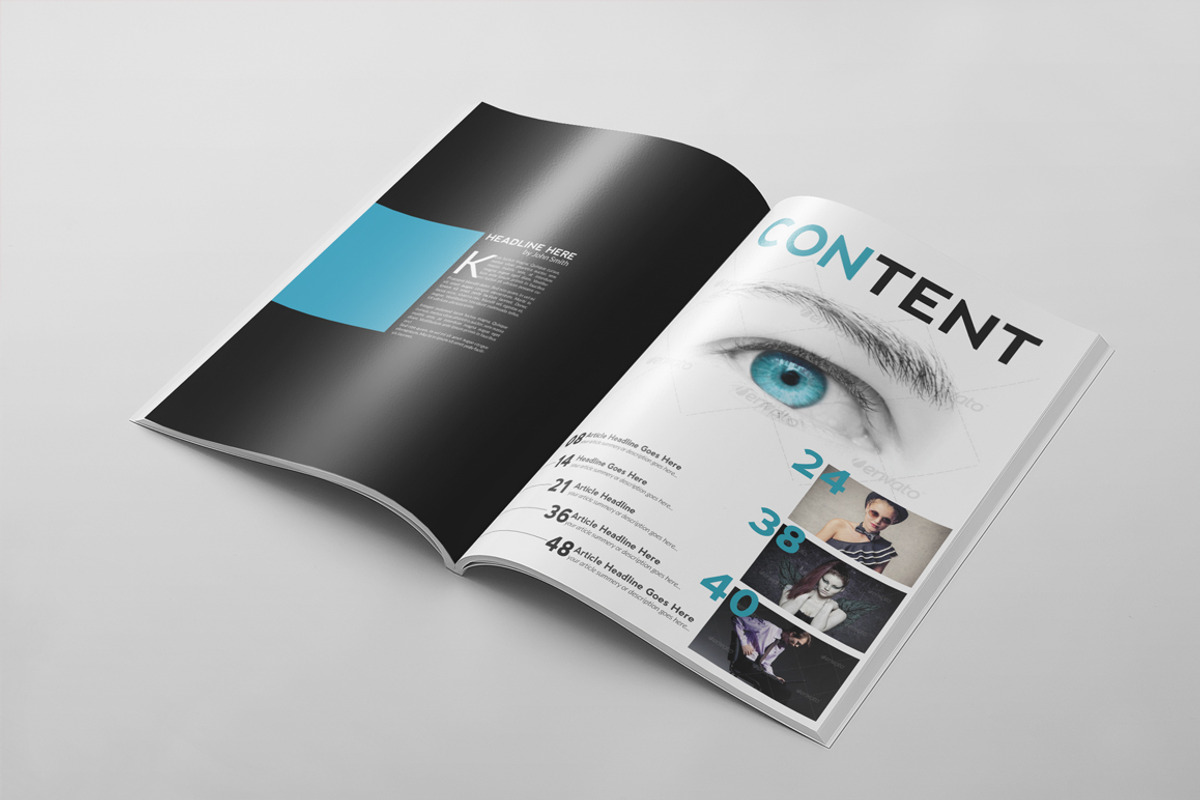 Magazine Template 35, a Magazine Template by pmvch (Photo 2 of 10)
