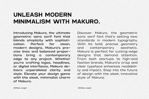 Makuro - Variable Geometric Font