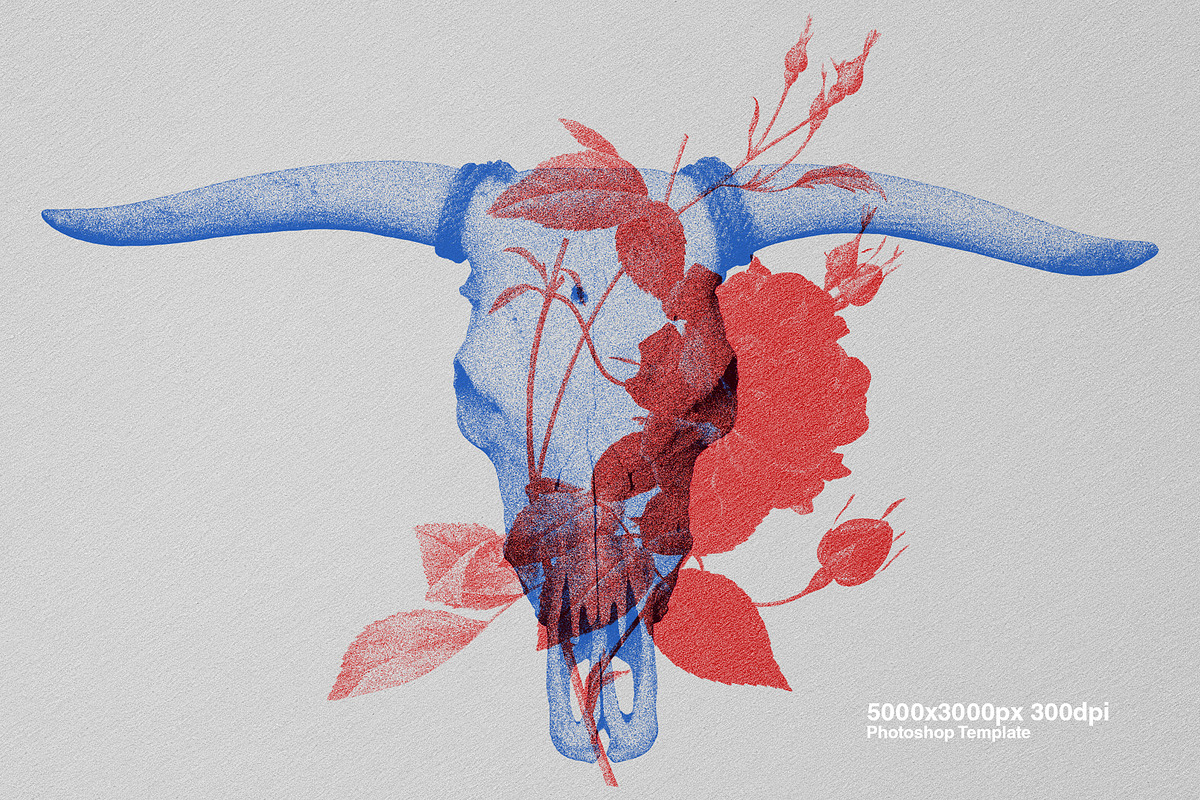 Risograph - Risoprint Effect, a Texture Graphic by Graphicdome