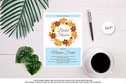 Fall Bridal Shower Invitation Card, a Stationery Template by LaBelezokaDesign (Thumbnail 2 of 2)