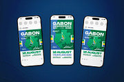 Gabon Independence Day Flyer Set, a Flyer Template by The Good Store (Thumbnail 2 of 2)