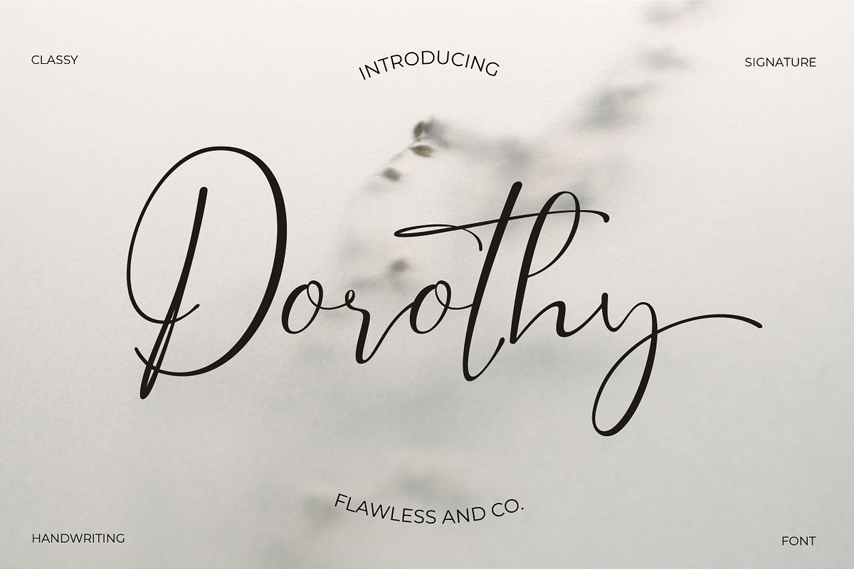 Dorothy, a Script Font by Flawless And Co (Photo 6 of 16)