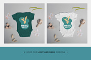 Baby Bodysuit Mockup Set + T-shirt, an Apparel Mockup by TrendkeyMockups (Thumbnail 7 of 7)