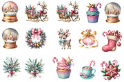 Coquette Christmas Clipart, an Illustration by Designworld (Thumbnail 3 of 5)