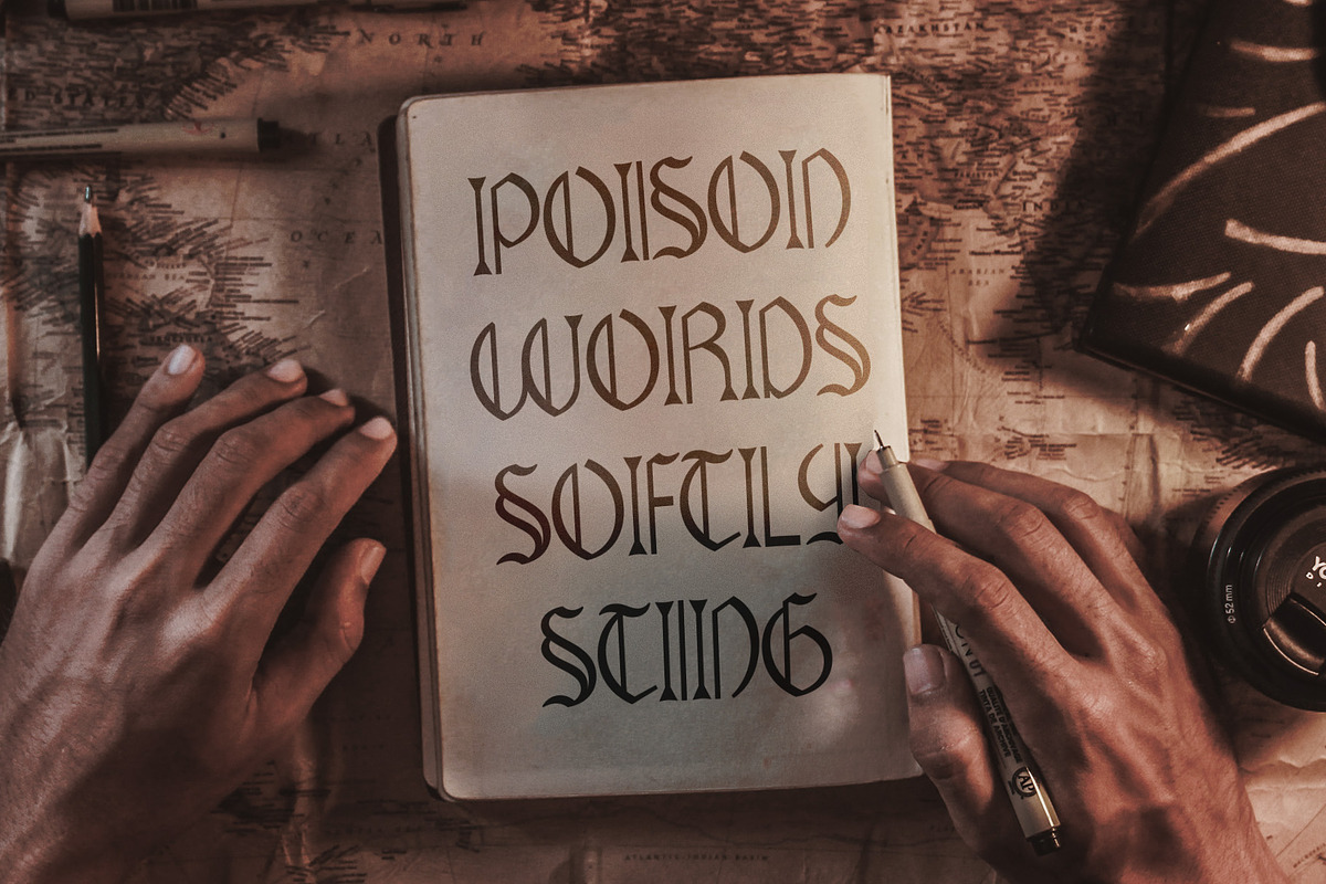 CS Aymeric – Gothic Font, a Blackletter Font by Craft Supply Co. (Photo 7 of 8)