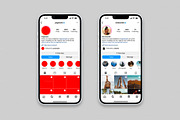 Instagram Template Mockup PSD, a Social Media Template by Dilshod Sobirov (Thumbnail 6 of 19)