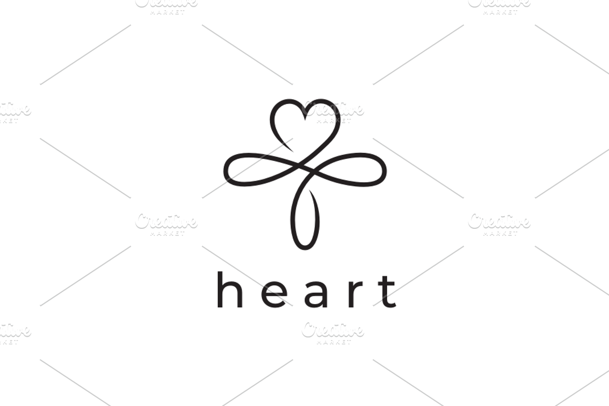 Heart Logo Template, a Branding & Logo Template by yopie (Photo 3 of 3)