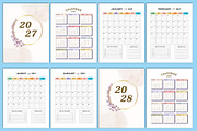 2025-2030 monthly planner Canva, a Stationery Template by Designmela01 (Thumbnail 8 of 10)