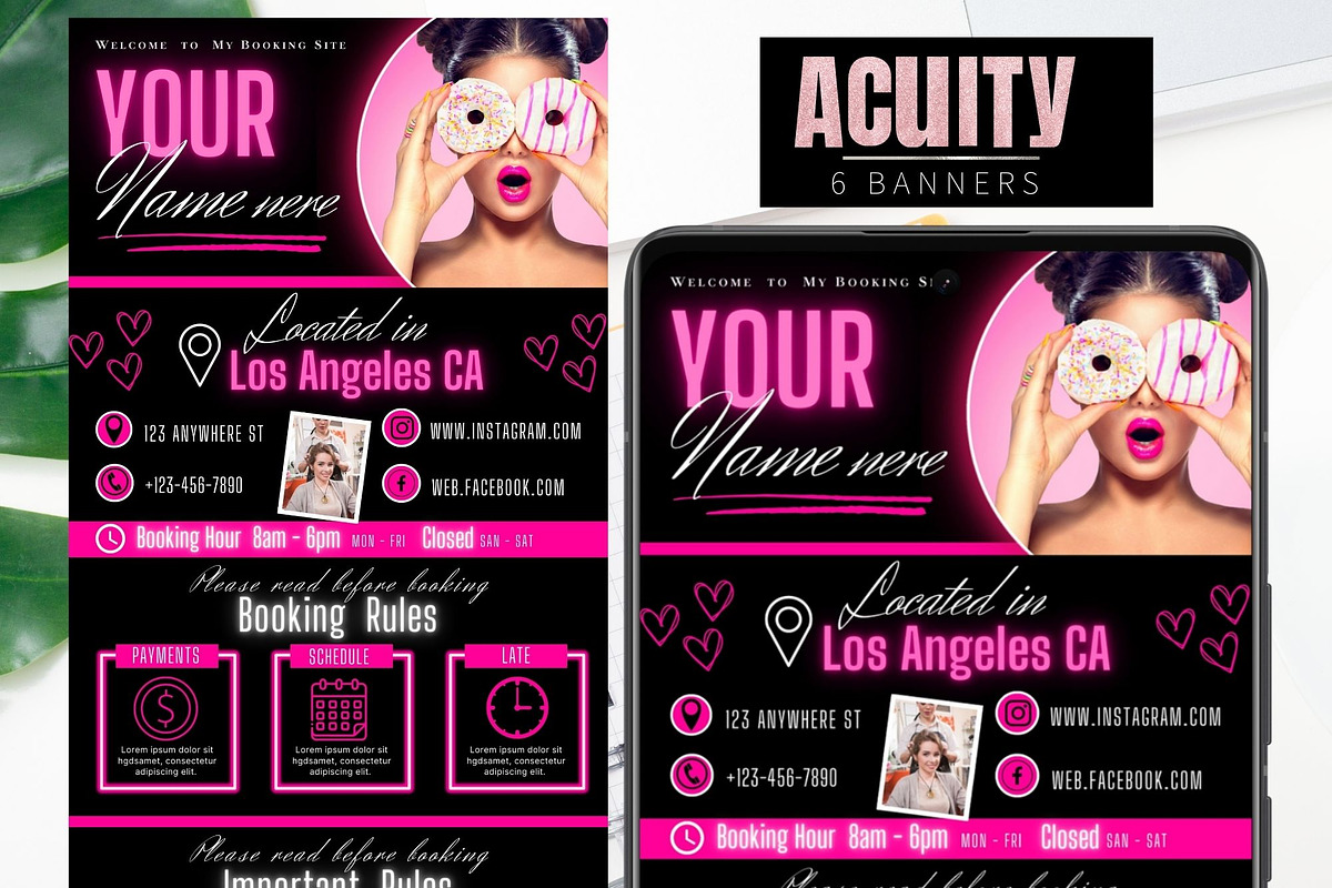 Acuity Scheduling Template, a Websites & App Template by TimCanvaTemplate (Photo 2 of 5)