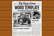 7 Newspaper Style Templates, a Flyer Template by Newspaper Templates (Thumbnail 3 of 9)