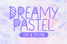 Dreamy Pastel | Handwritten Font
