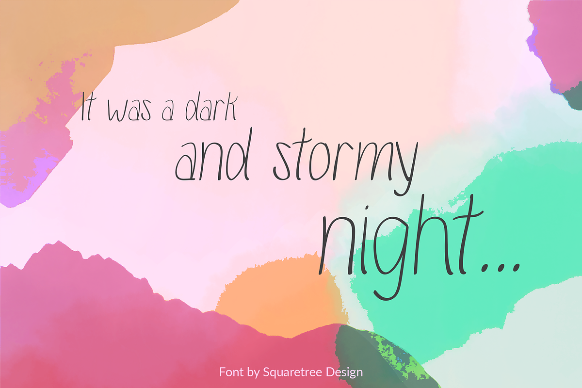 Leggy Chestnut - Handwriting Font, a Font by Squaretree Design (Photo 2 of 6)