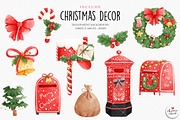 Christmas mail clipart, an Illustration by Chonnieartwork (Thumbnail 3 of 7)
