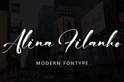 Alina Filanho, a Handwritten Font by HaKi Studio (Thumbnail 1 of 5)