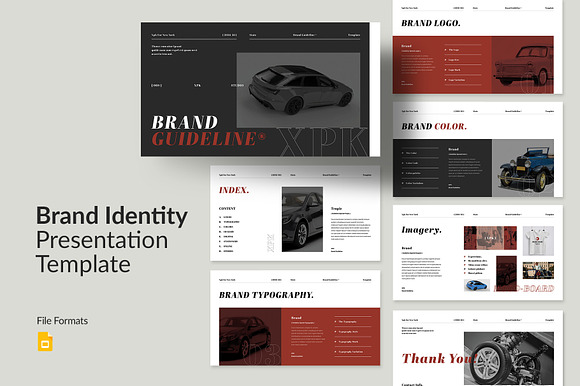 Brand Guideline Google Slides Layout preview 6