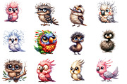 Funny Australian Bird Clipart, an Animal Illustration by Designworld (Thumbnail 3 of 6)
