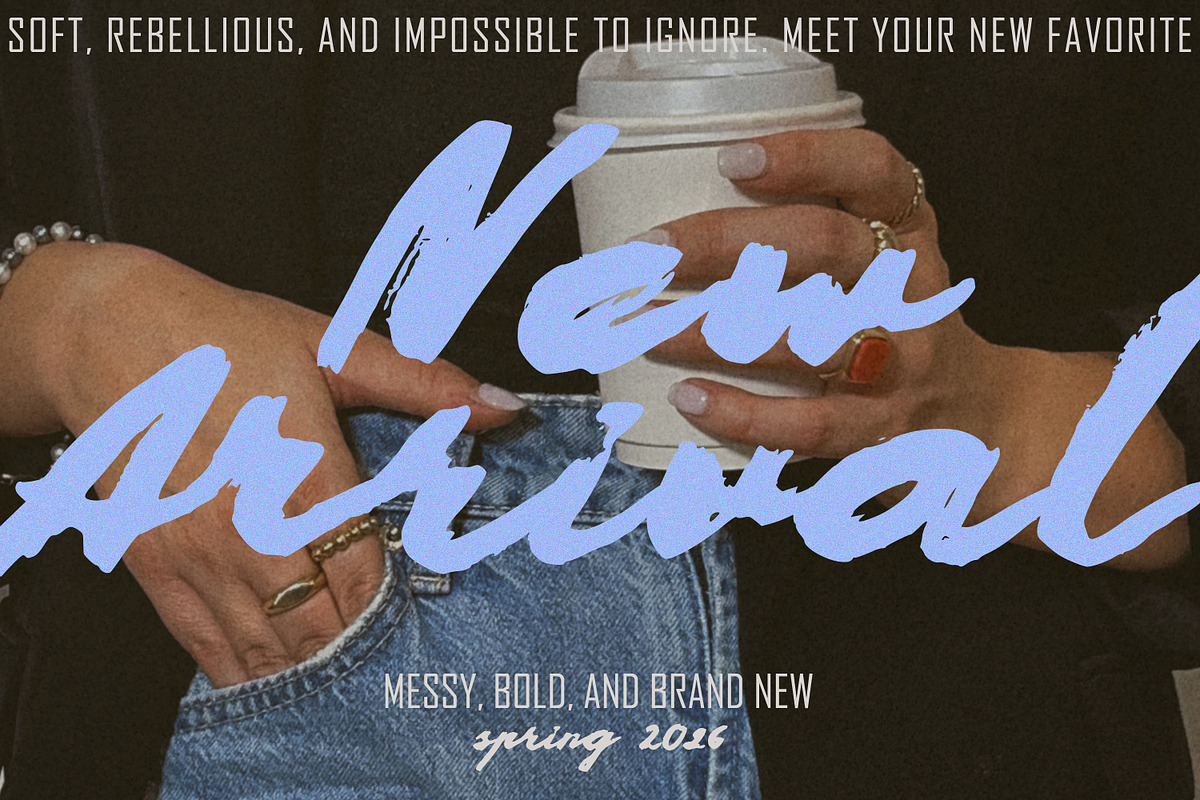 Girly Mayhem Messy Bold Script Font, a Script Font by AnMark (Photo 8 of 12)