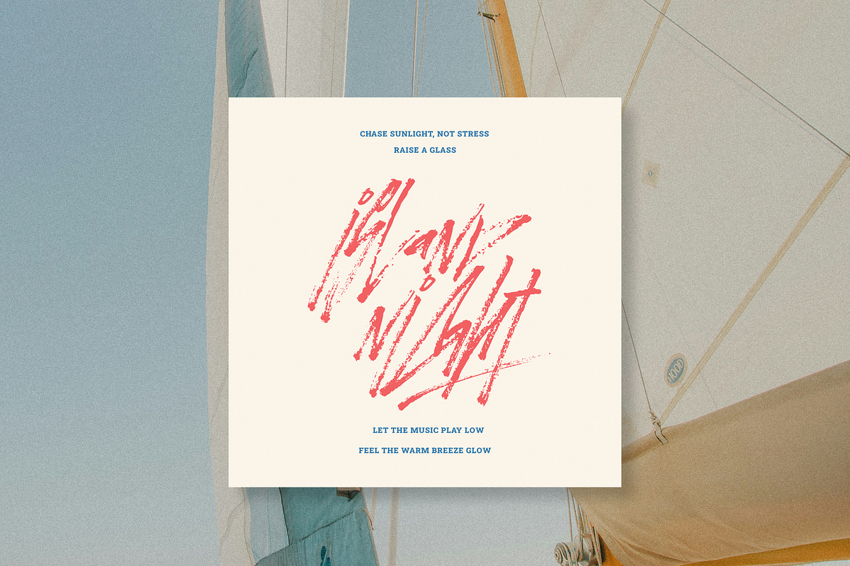 November Rain | Authentic Dry Brush, a Handwritten Font by Ardana Creative (Photo 9 of 12)