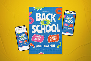 Back To School Flyer Set, a Flyer Template by The Good Store