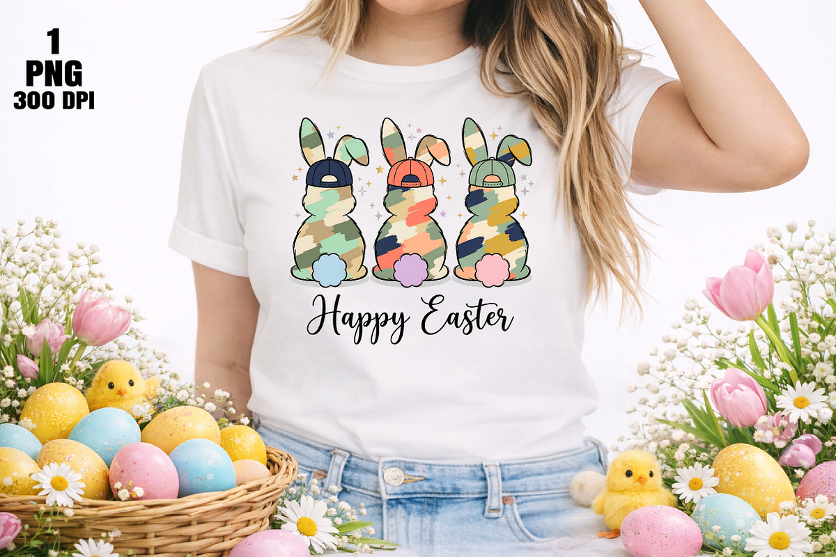 Happy Easter Egg Bunny Png, an Illustration by Daily.Designs (Photo 2 of 5)