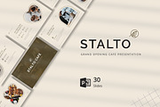 Grand Opening Cafe PowerPoint, a Presentation Template by Antstheme (Thumbnail 1 of 3)