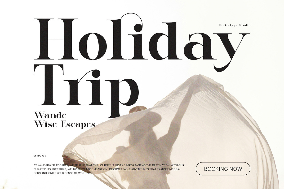 Lugife Elegant Serif, a Serif Font by Perfectype (Photo 5 of 9)