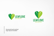 Green Love Company logo, a Branding & Logo Template by Medianeka (Thumbnail 4 of 4)
