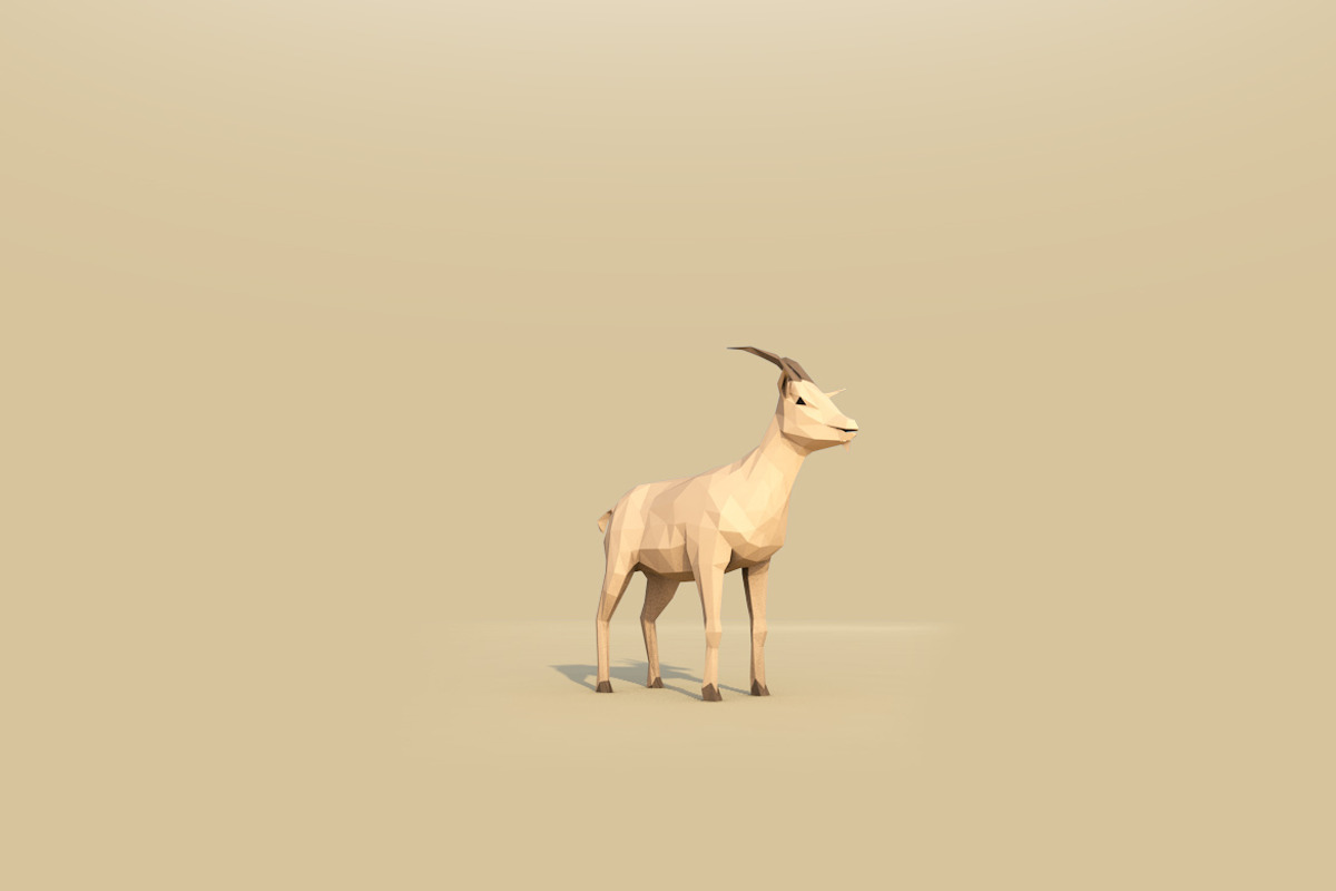 Low Poly Forest Animals Pack 1, an Animal 3D Model by Anton Moek (Photo 10 of 12)