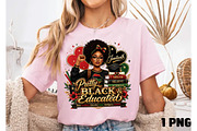 Pretty Black Educated Girl, a Seasonal Illustration by DreamCafeArt (Thumbnail 2 of 6)
