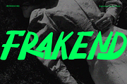 Frakend Handwritten Display Font, a Handwritten Font by MACK 75 (Thumbnail 1 of 5)