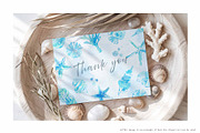 Blue Watercolor Seashell Collection, an Object Graphic by Sawango Designs (Thumbnail 5 of 5)