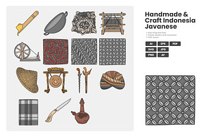 Javanese Traditional Craft Icon Pack, a Duotone Icon by erifqizeicon