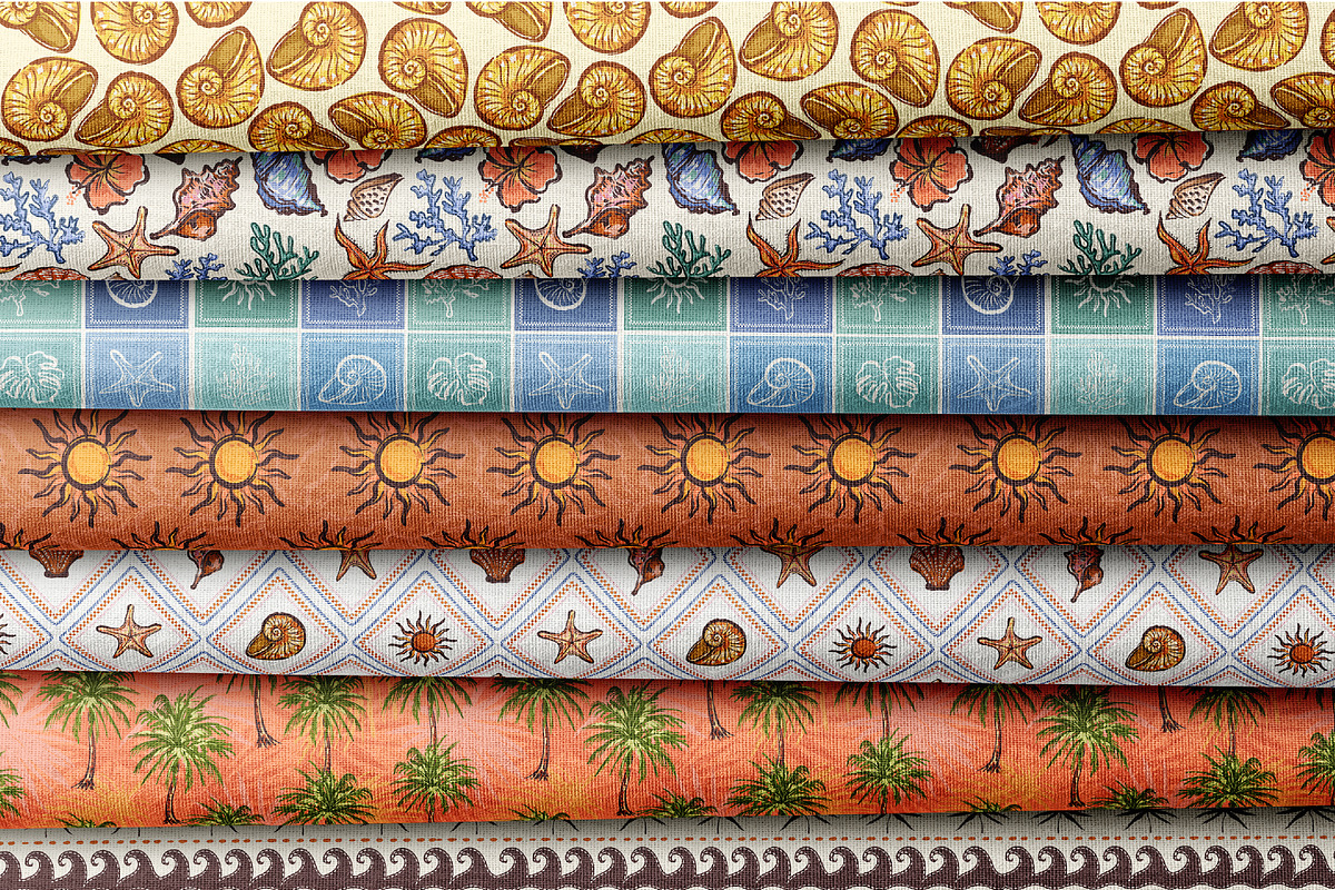Nostalgic Coastal, a Pattern Graphic by MSNTY STUDIOX (Photo 8 of 36)