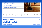 Modern Creative Portfolio Template, a Wix Template by pixlspace (Thumbnail 5 of 10)