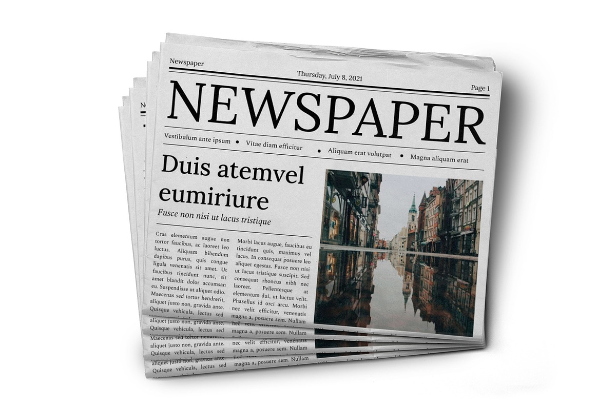 Newspaper Mockup, a Product Mockup by Mockupfit (Photo 5 of 9)