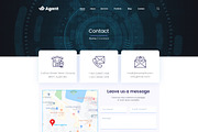 weAgent Digital Agency PSD Template, a Landing Page Template by Andit themes (Thumbnail 8 of 8)